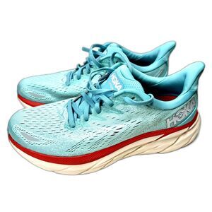Hoka One One Womens Clifton 8 1119394 AEBL Blue Running Shoes Sneakers Size 9.5B